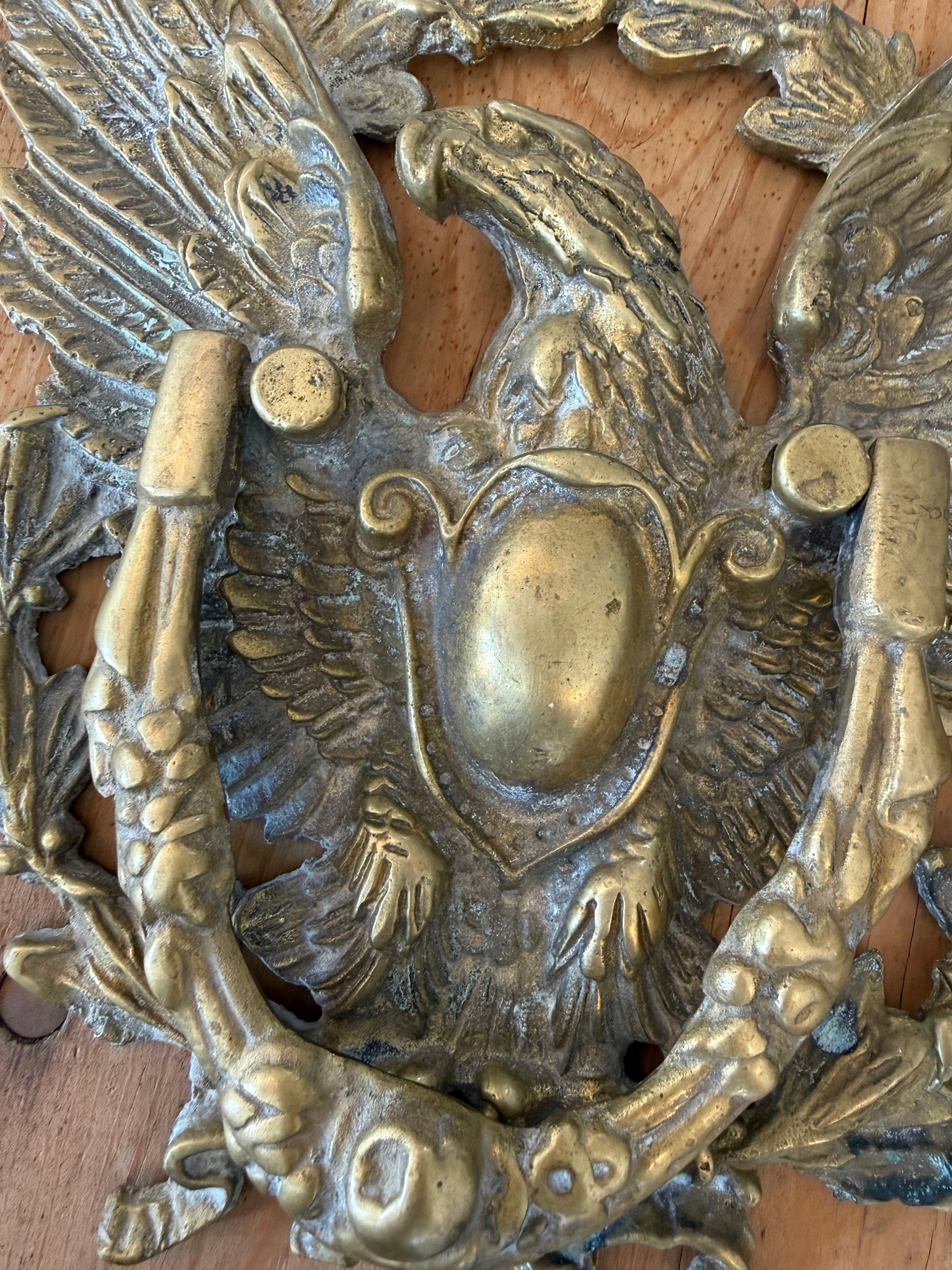 Brass Eagle Doorknocker