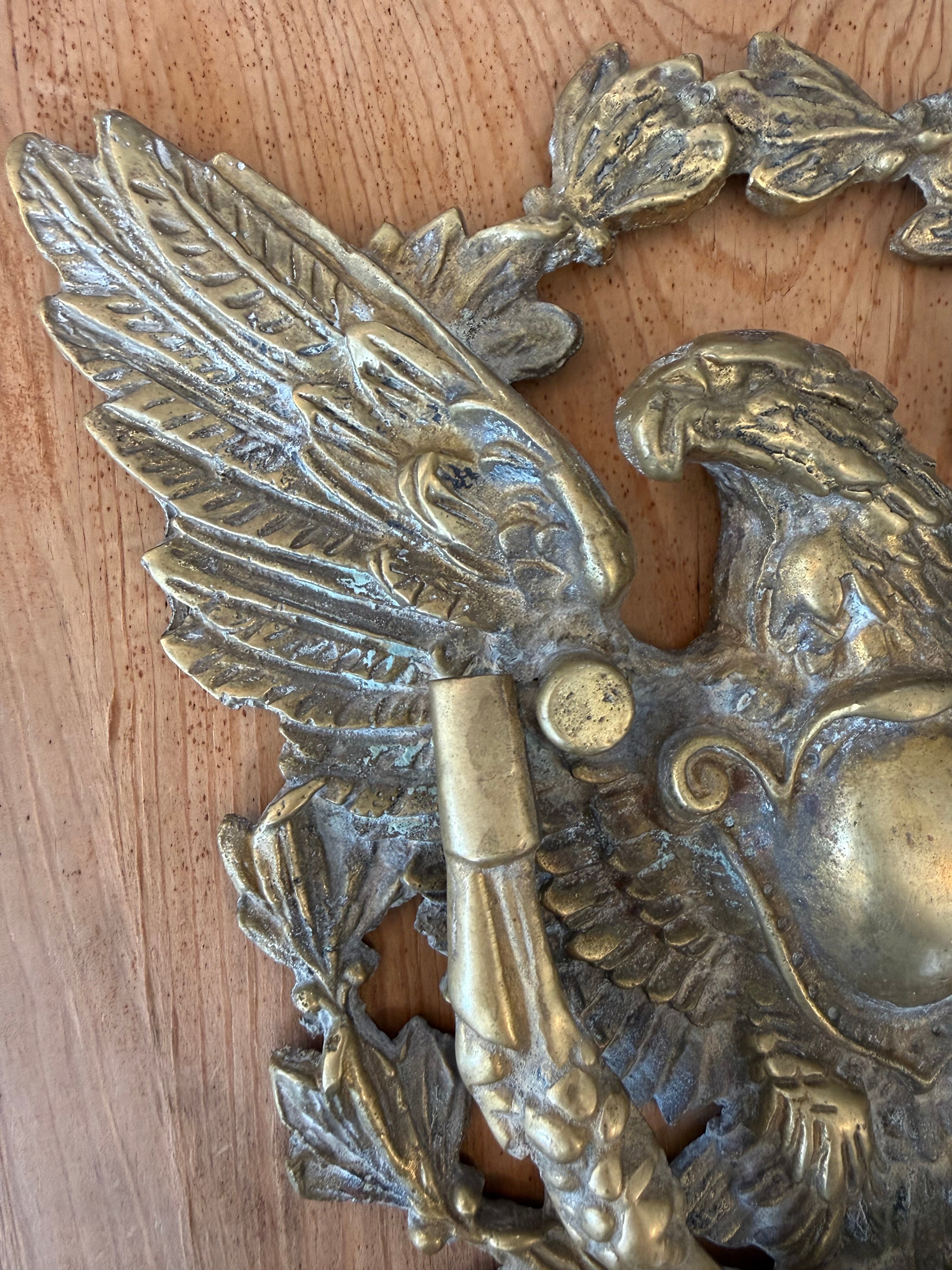 Brass Eagle Doorknocker