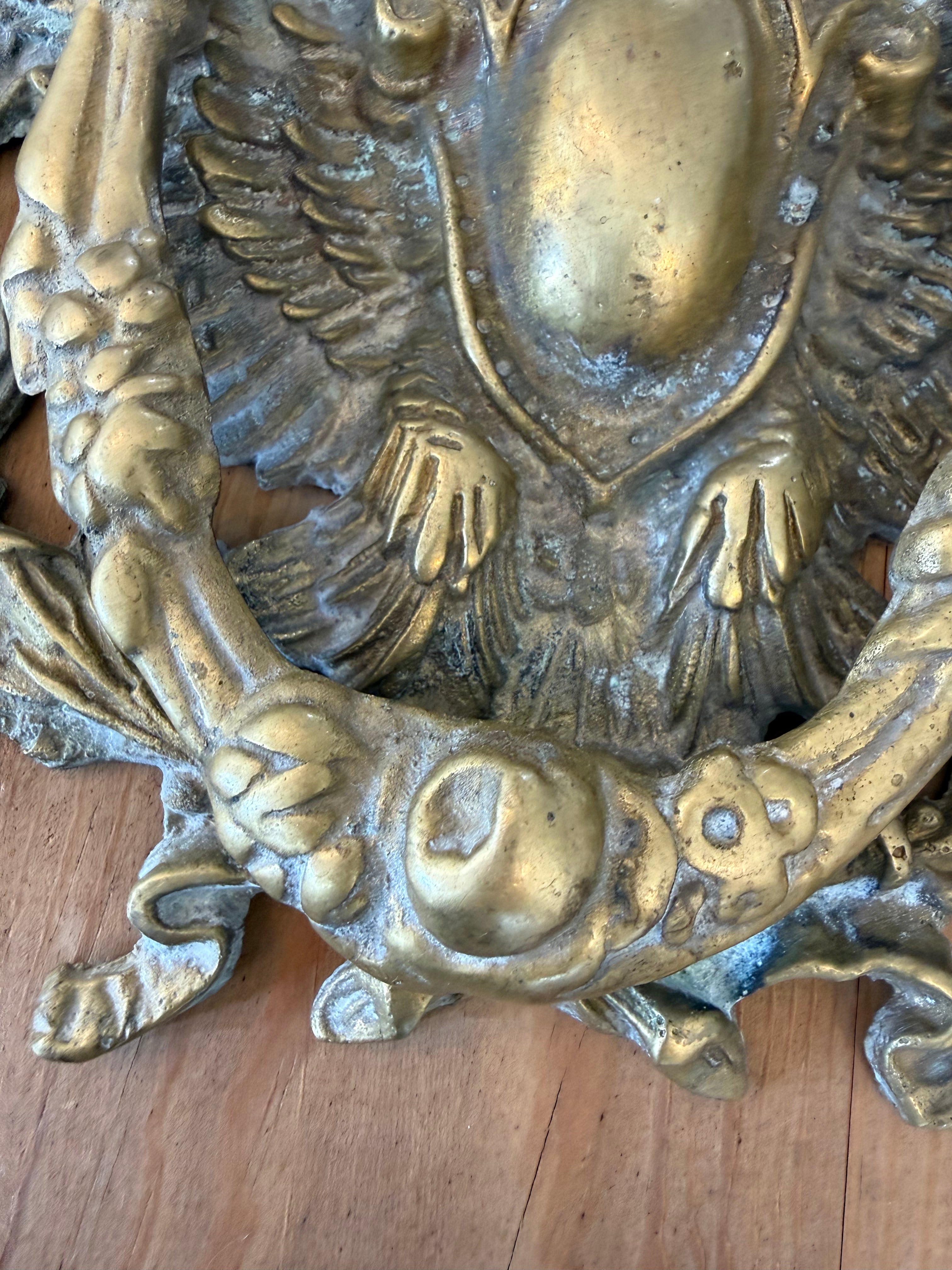 Brass Eagle Doorknocker