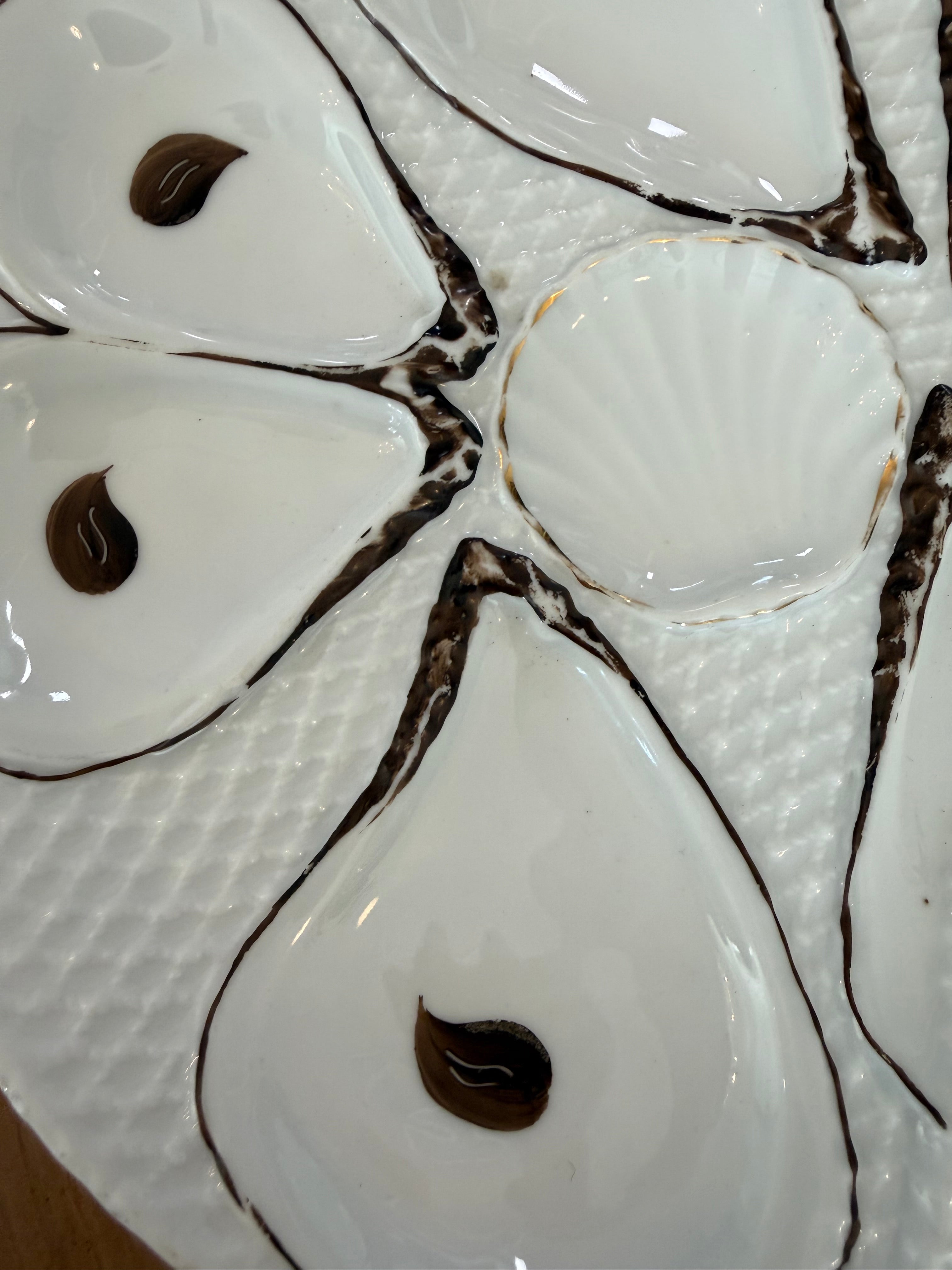 Antique Oyster Plate