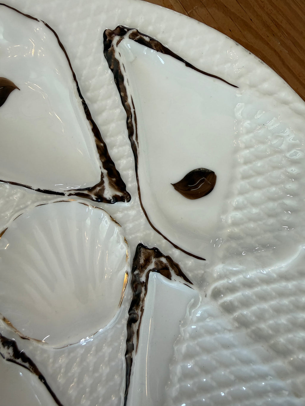 Antique Oyster Plate