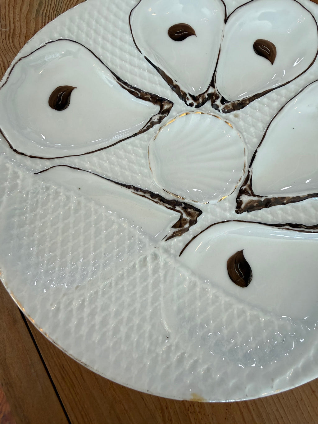 Antique Oyster Plate