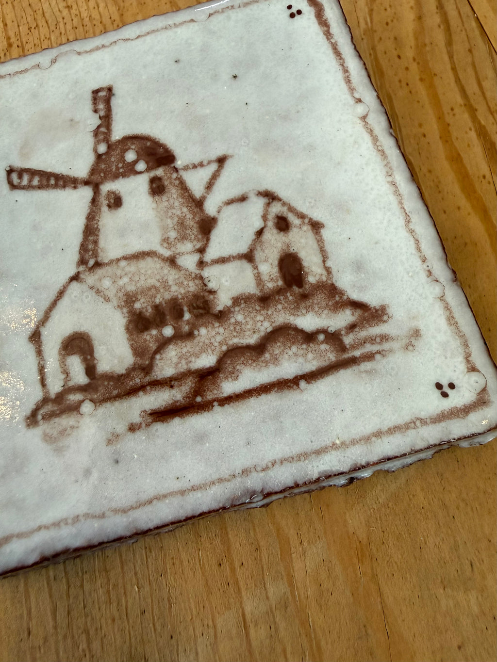Vintage Windmill Tile