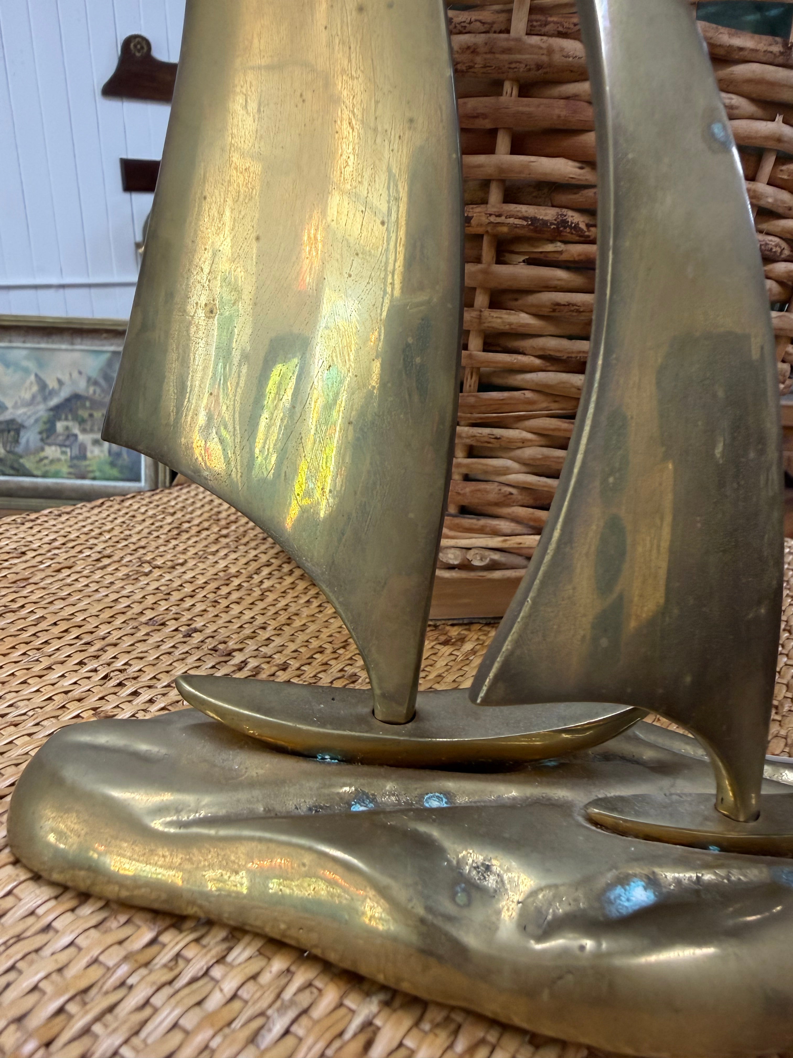 Brass Sailboats