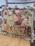 Vintage Needlepoint Pillow