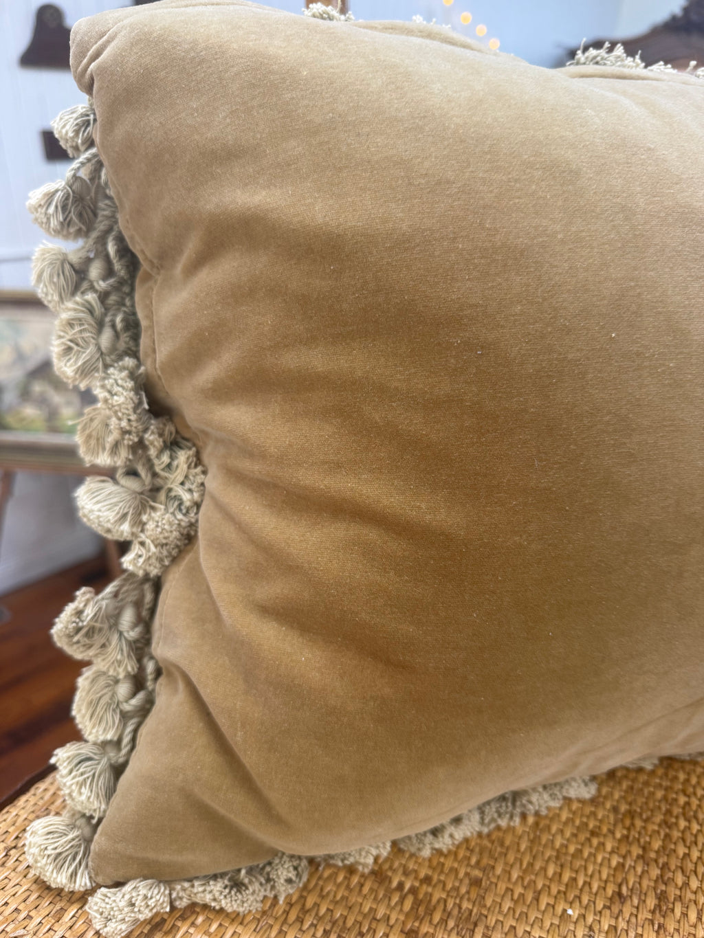Vintage Needlepoint Pillow
