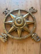 Vintage Brass Nautical Compass