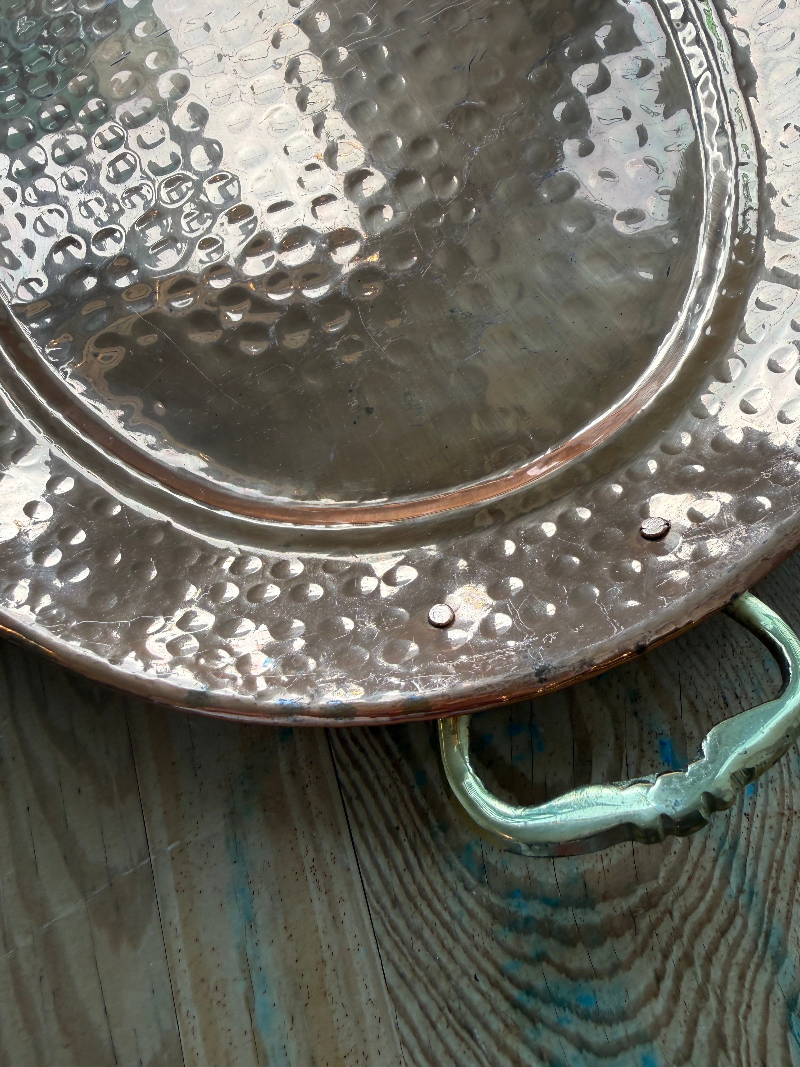 Vintage Copper Tray Large