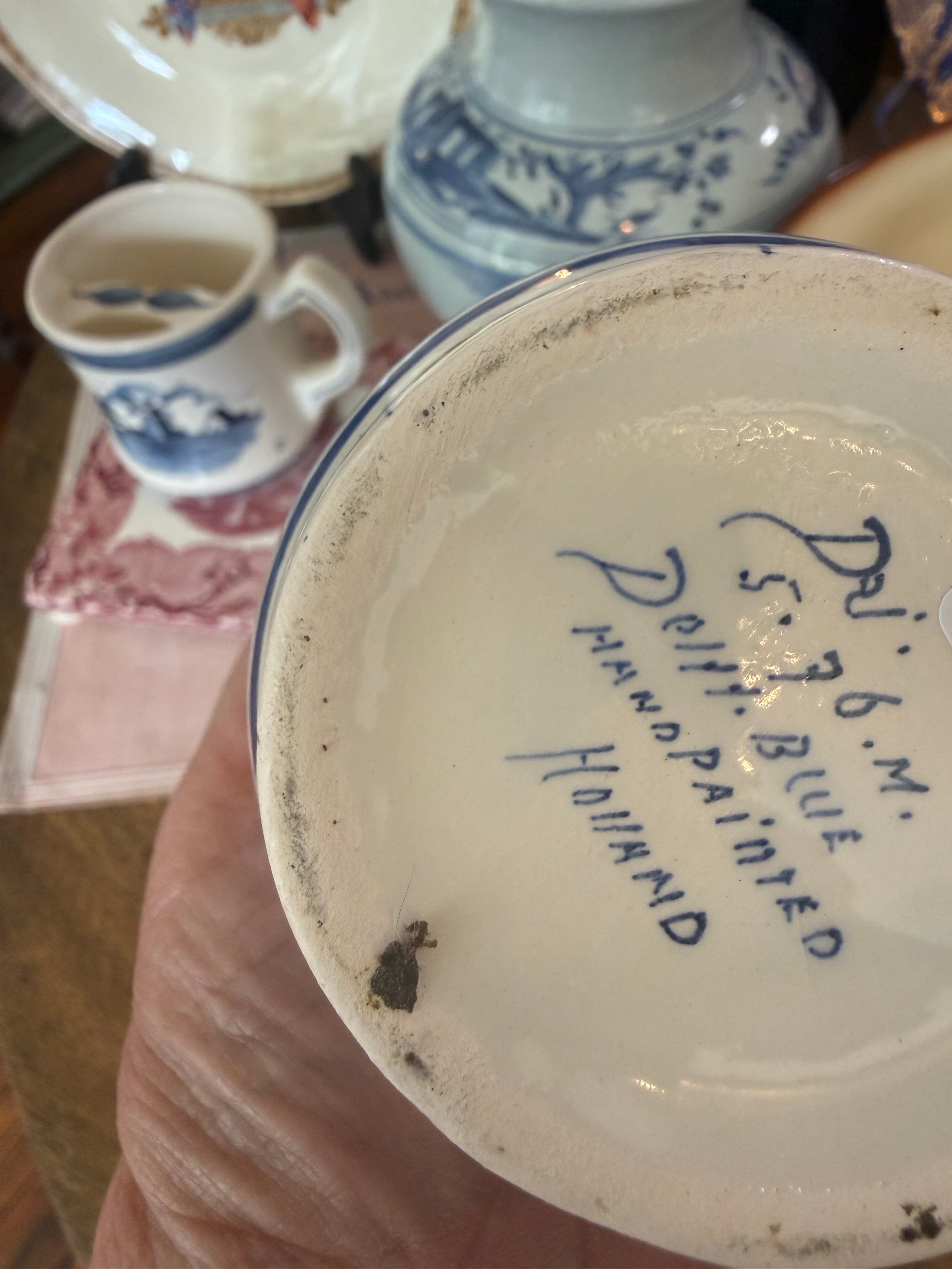 Handpainted Delft Mug