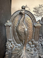 Antique Bronze Peacock Bookends