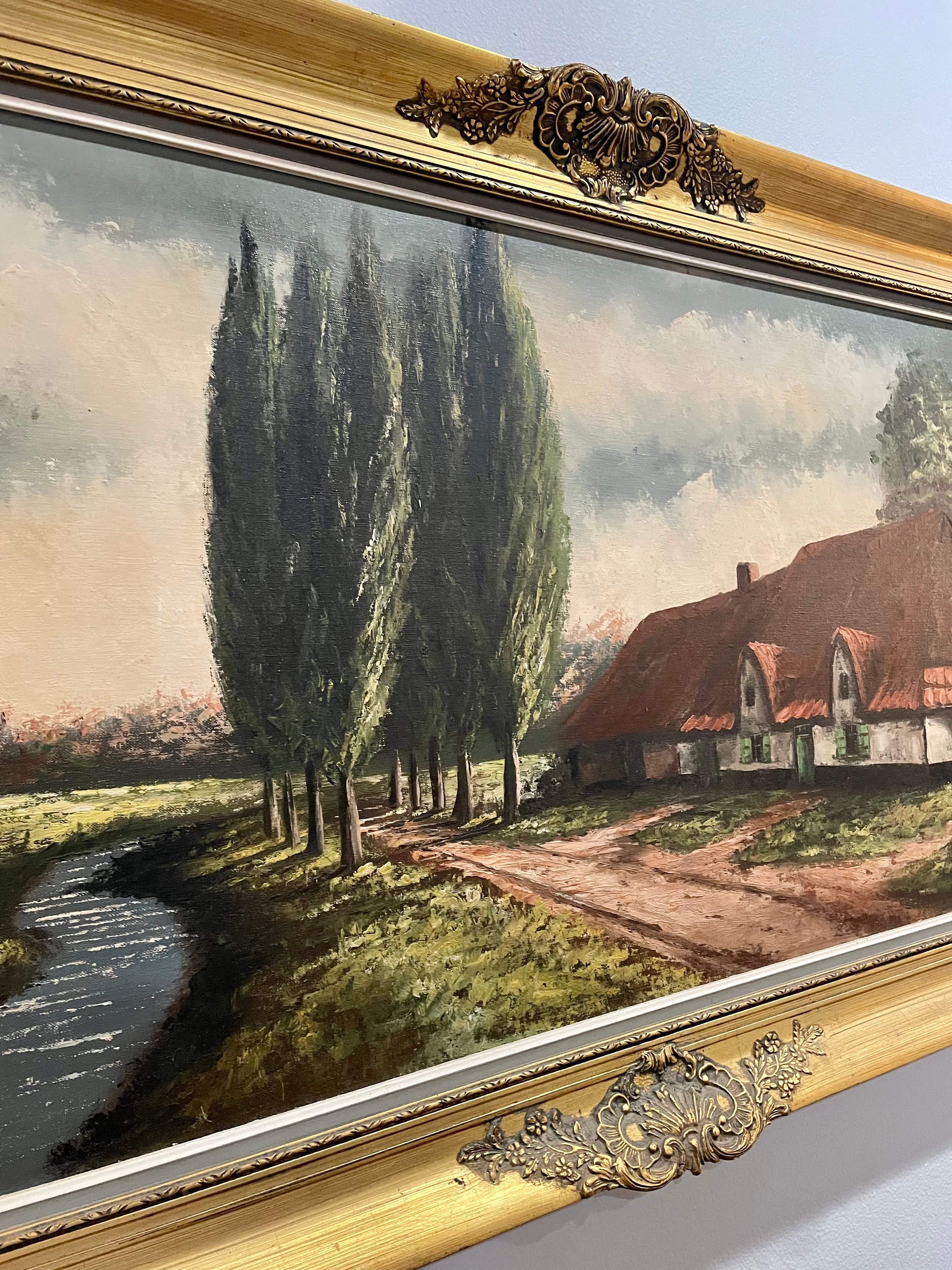 Vintage Landscape Oil