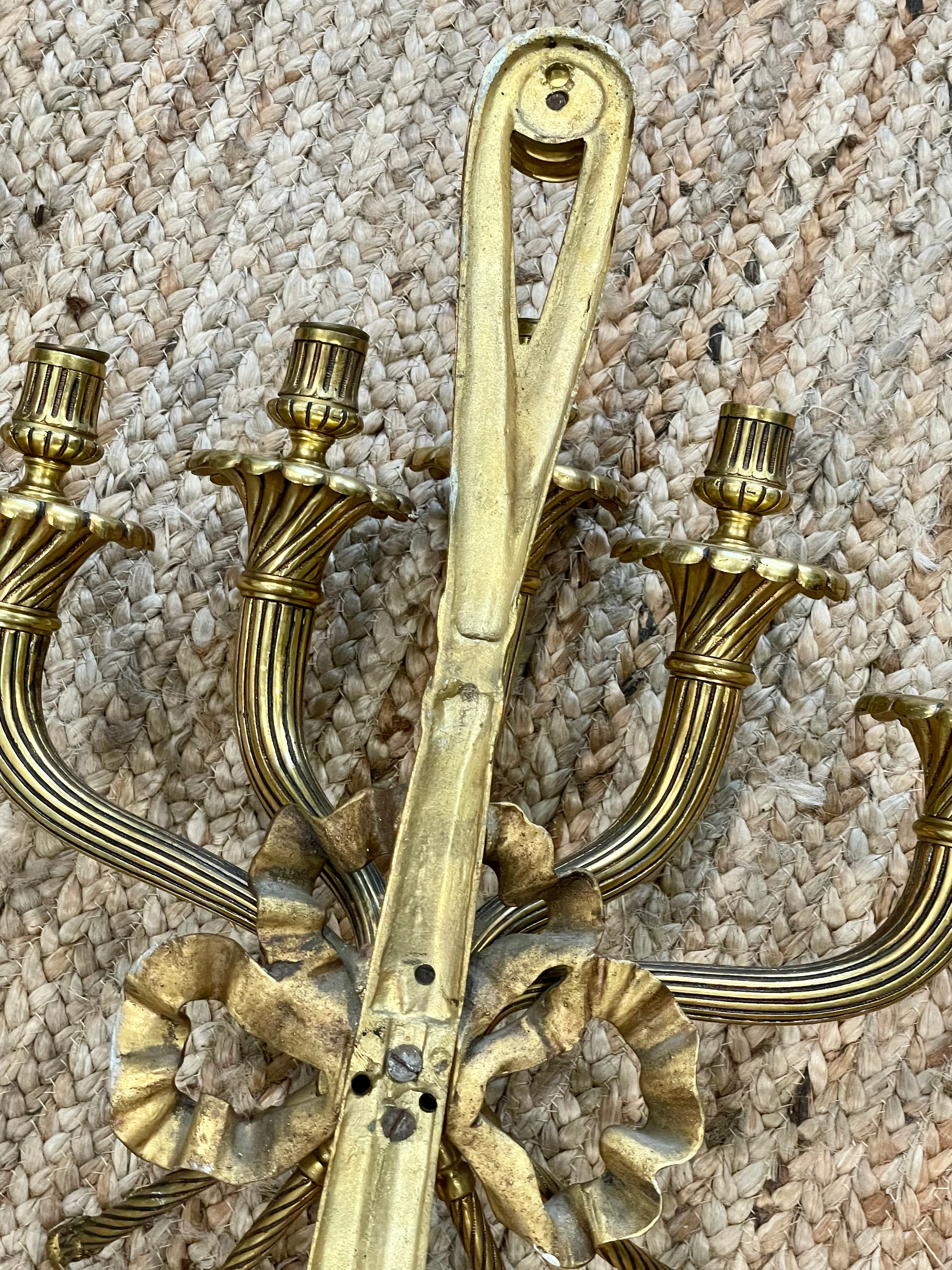 French Bronze Candelbra