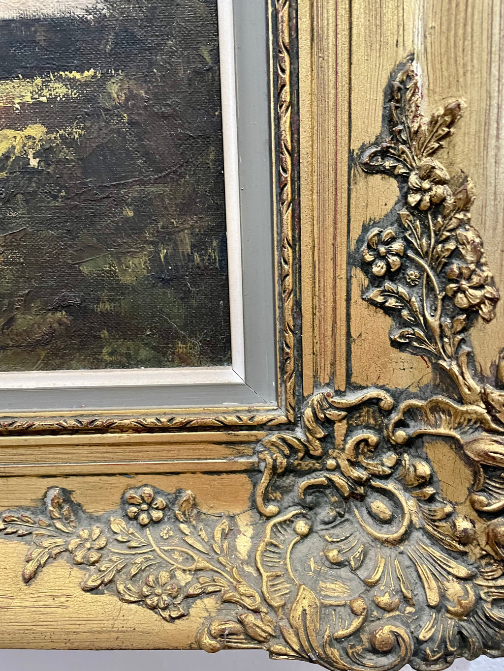 Vintage Landscape Oil
