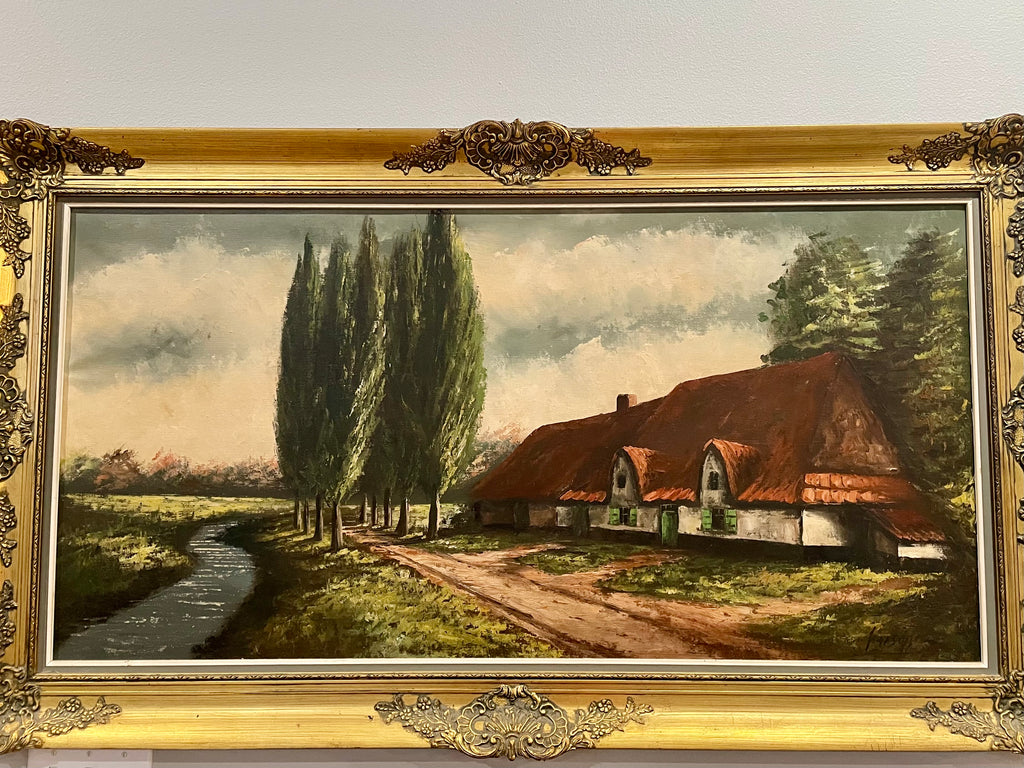 Vintage Landscape Oil