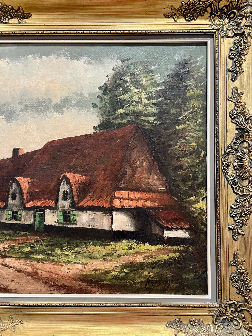 Vintage Landscape Oil