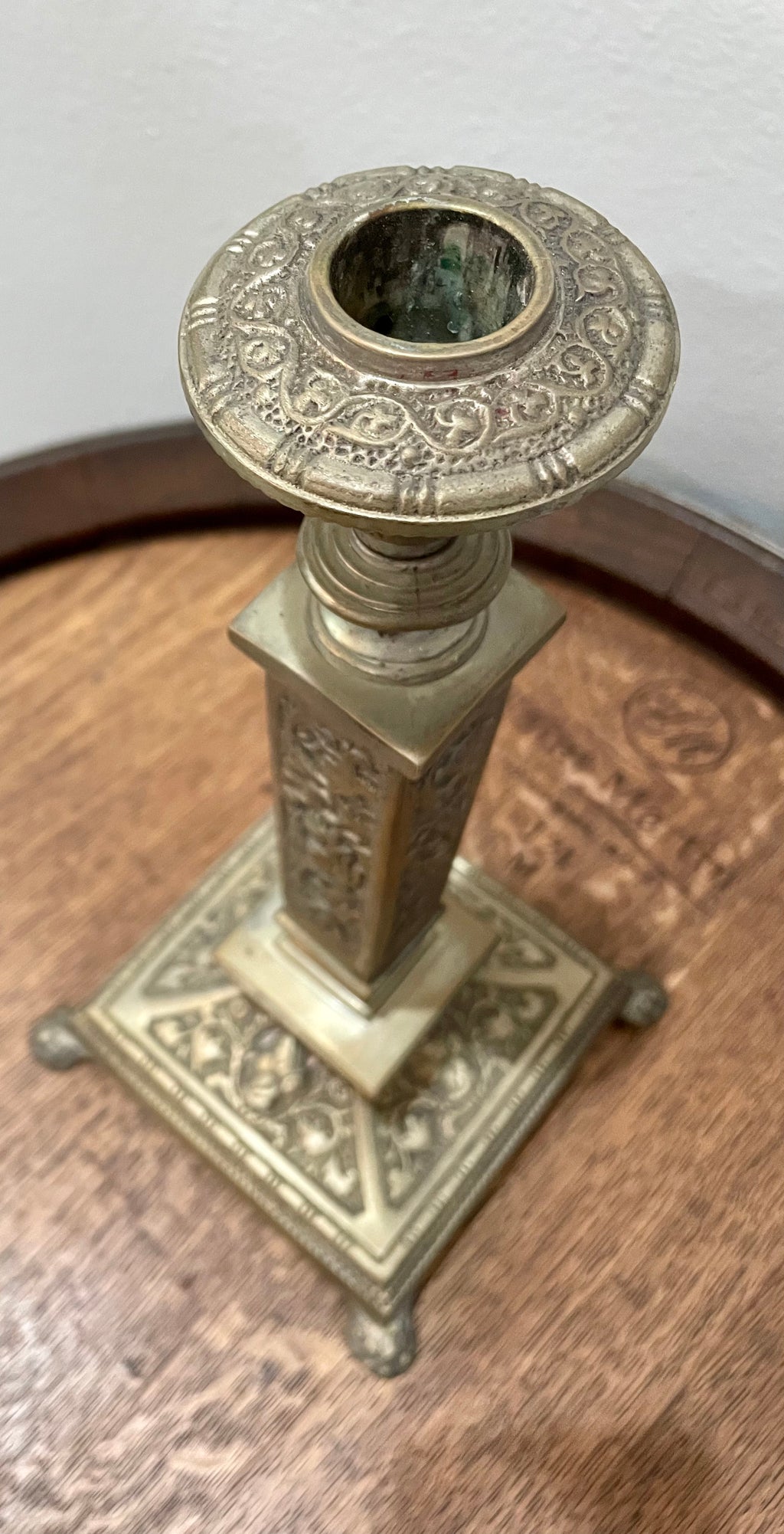 Brass Candlestick with feet