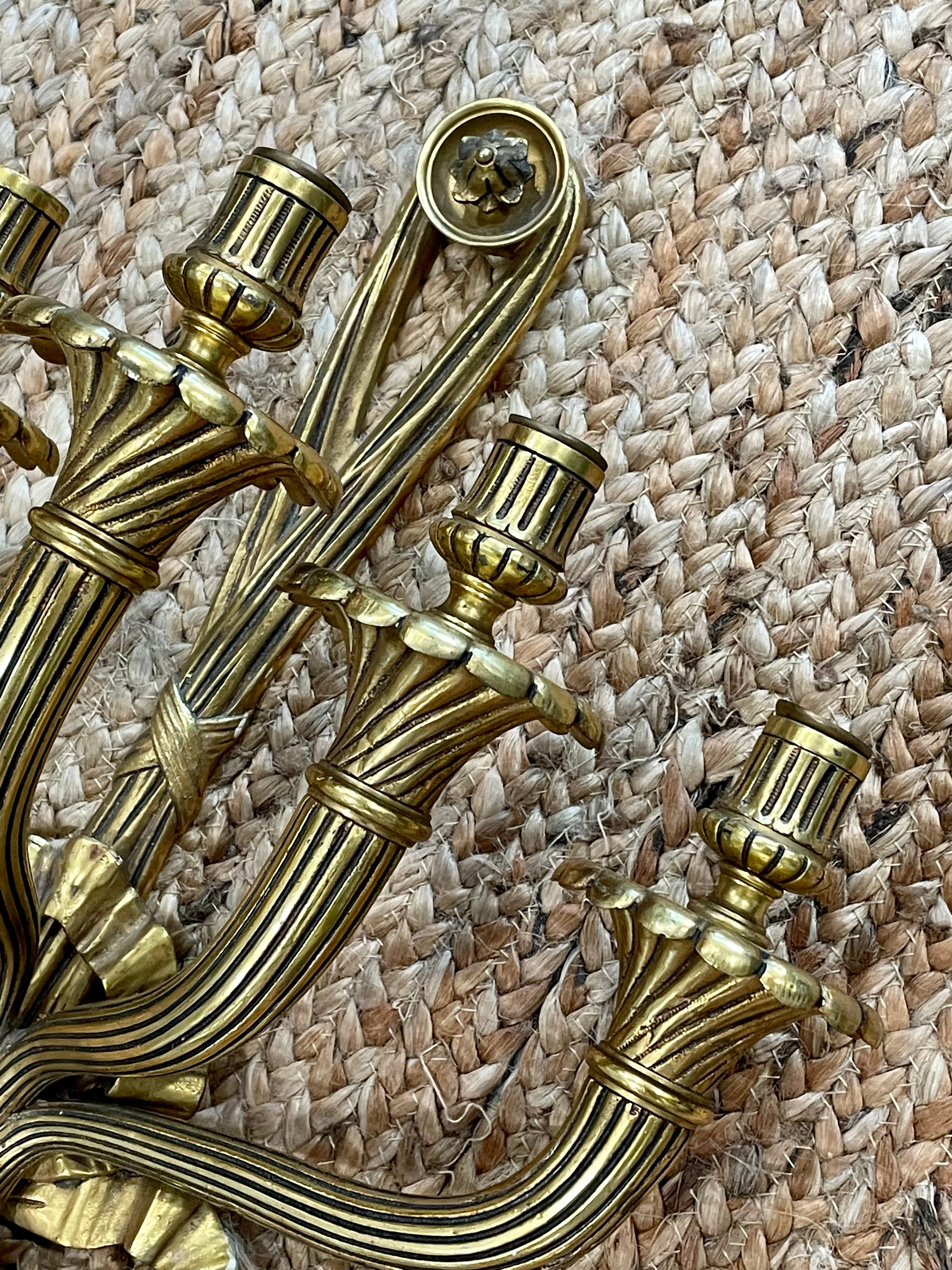 French Bronze Candelbra