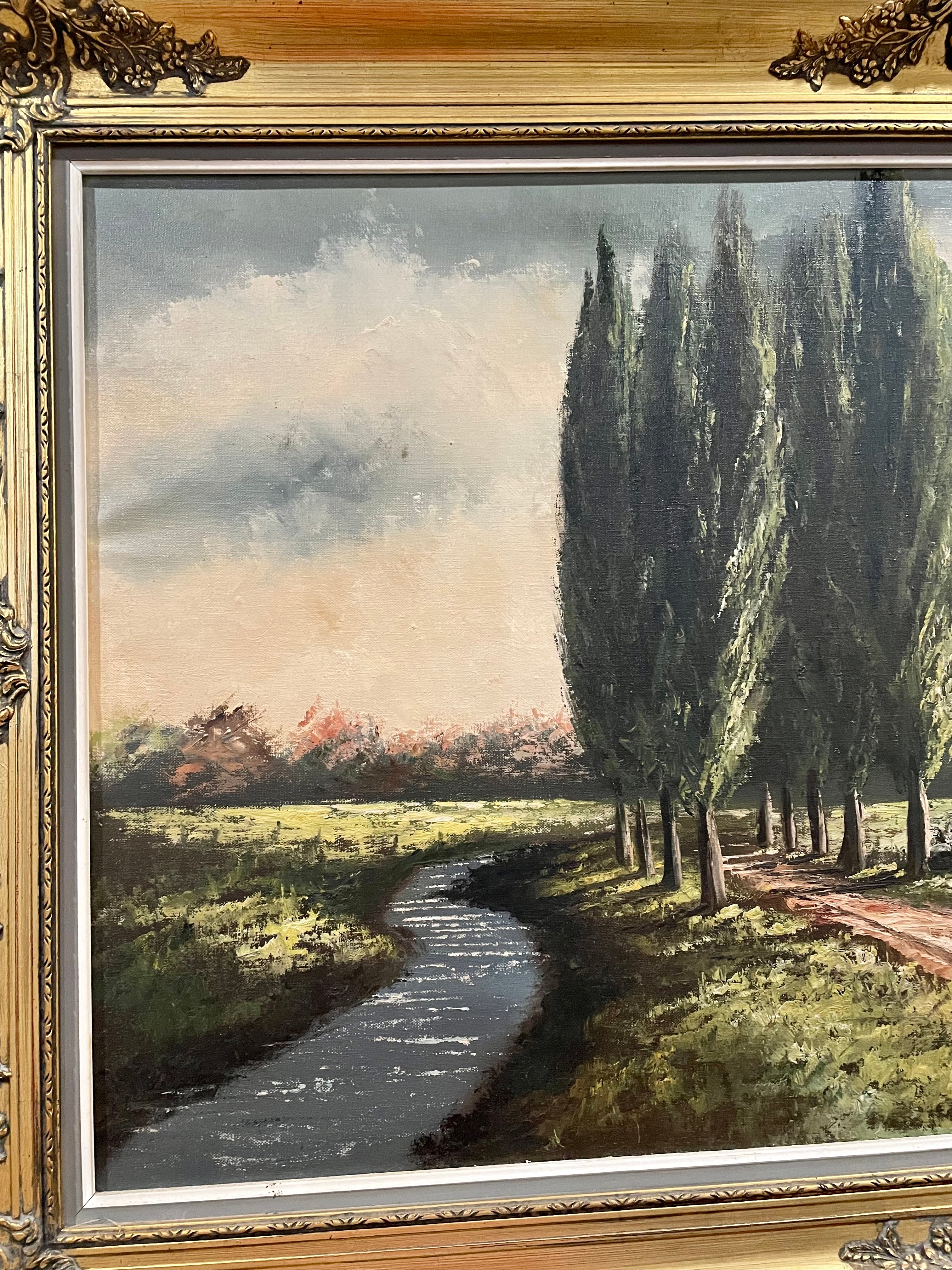 Vintage Landscape Oil