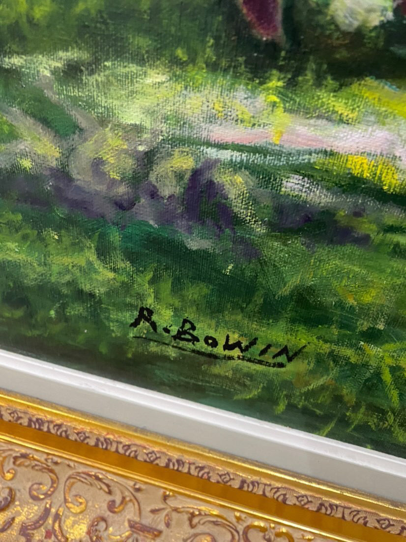 Antique Landscape Oil Painting