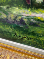 Antique Landscape Oil Painting